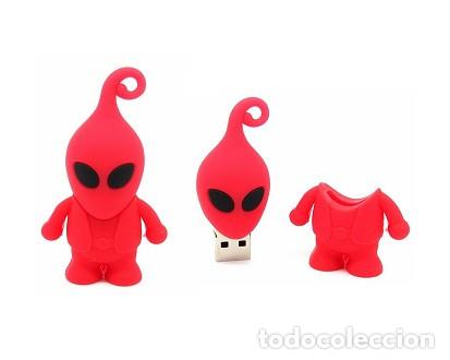 Nuevo: Pendrive Pen Drive USB Cl&eacute; 8GB Alien (rojo) - Foto 1