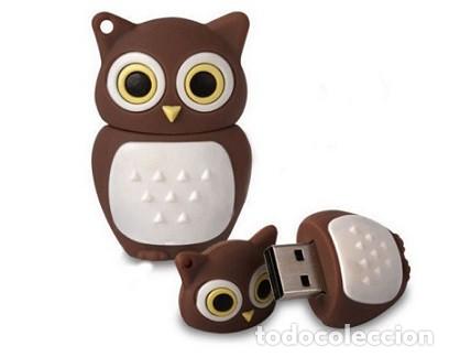 Nuevo: Pendrive Pen Drive USB Cl&eacute; 8GB Buho (marron) - Foto 1