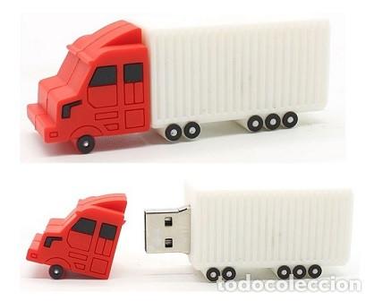 Nuevo: Pendrive Pen Drive USB Cl&eacute; 8GB Camion Trailer (model 2) - Foto 1