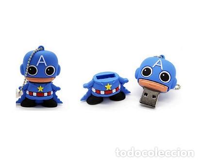 Nuevo: Pendrive Pen Drive USB Cl&eacute; 8GB Capitan America (model 2) - Foto 1