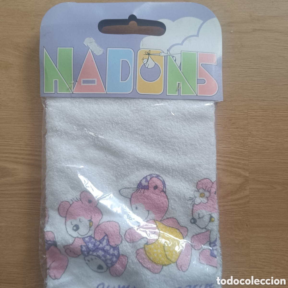 Nuevo: Capa Ba&ntilde;o Ositos Blanco y Rosa - Foto 2