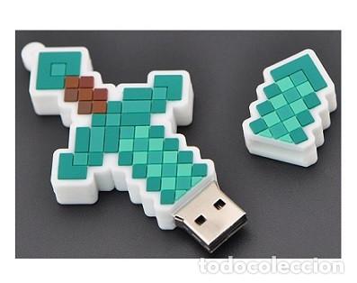Nuevo: Pendrive Pen Drive USB Cl&eacute; 8GB Espada Minecraft - Foto 1