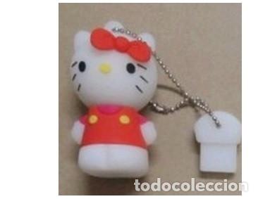 Nuevo: Pendrive Pen Drive USB Cl&eacute; 8GB Hello Kitty Rojo - Foto 1