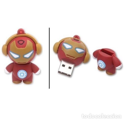 Nuevo: Pendrive Pen Drive USB Cl&eacute; 64GB Iron Man (con Cascos) - Foto 1