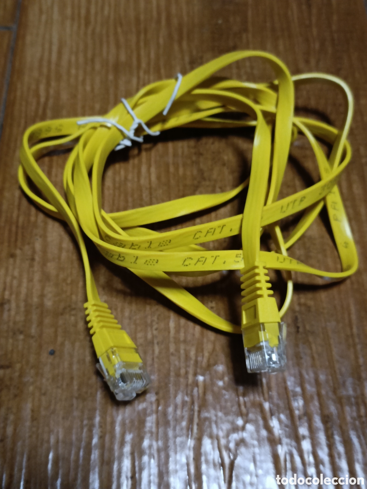 Nuevo: Conector Cable Lan Red Internet Cat 5 RJ45 -1.80 metros- - Foto 1
