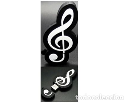 Nuevo: Pendrive Pen Drive USB Cl&eacute; 8GB Llave Clave Musical - Foto 1