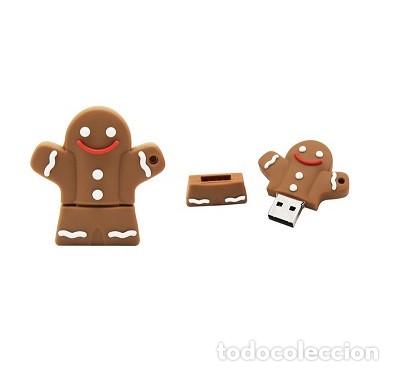 Nuevo: Pendrive Pen Drive USB Cl&eacute; 8GB Mu&ntilde;eco de Chocolate - Foto 1
