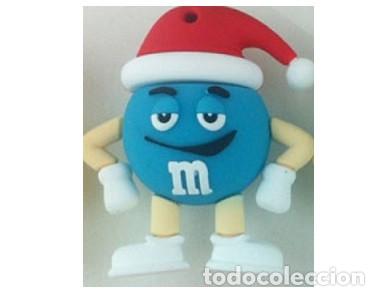 Nuevo: Pendrive Pen Drive USB Cl&eacute; 64GB M&Ms azul con gorro - Foto 1