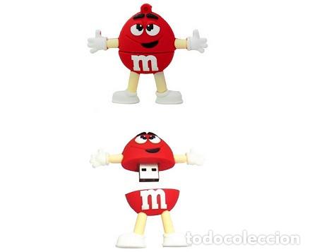 Nuevo: Pendrive Pen Drive USB Cl&eacute; 64GB M&Ms rojo (model 1) - Foto 1
