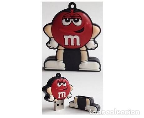 Nuevo: Pendrive Pen Drive USB Cl&eacute; 64GB M&Ms rojo (model 2) - Foto 1