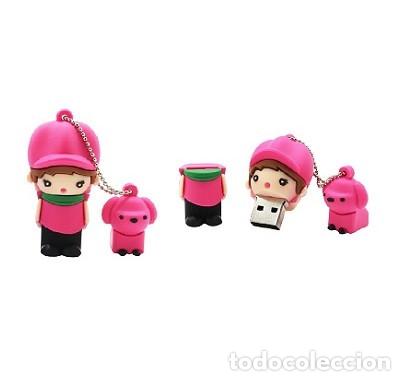 Nuevo: Pendrive Pen Drive USB Cl&eacute; 8GB Ni&ntilde;o Bebe con Perro (model 2) - Foto 1