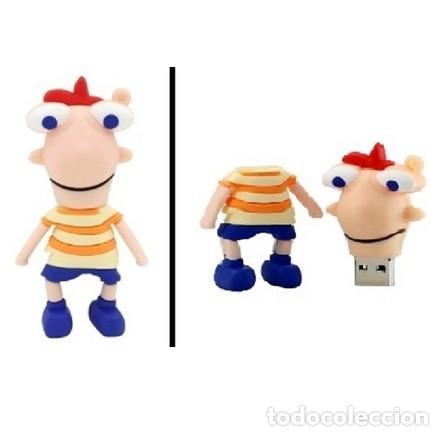 Nuevo: Pendrive Pen Drive USB Cl&eacute; 8GB Phineas and y Ferb (model 1) - Foto 1