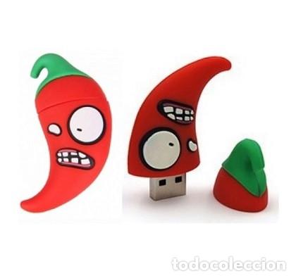 Nuevo: Pendrive Pen Drive USB Cl&eacute; 8GB Pimiento (Chile) - Foto 1