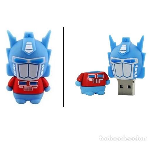 Nuevo: Pendrive Pen Drive USB Cl&eacute; 64GB Transformers (azul) (model 2) - Foto 1