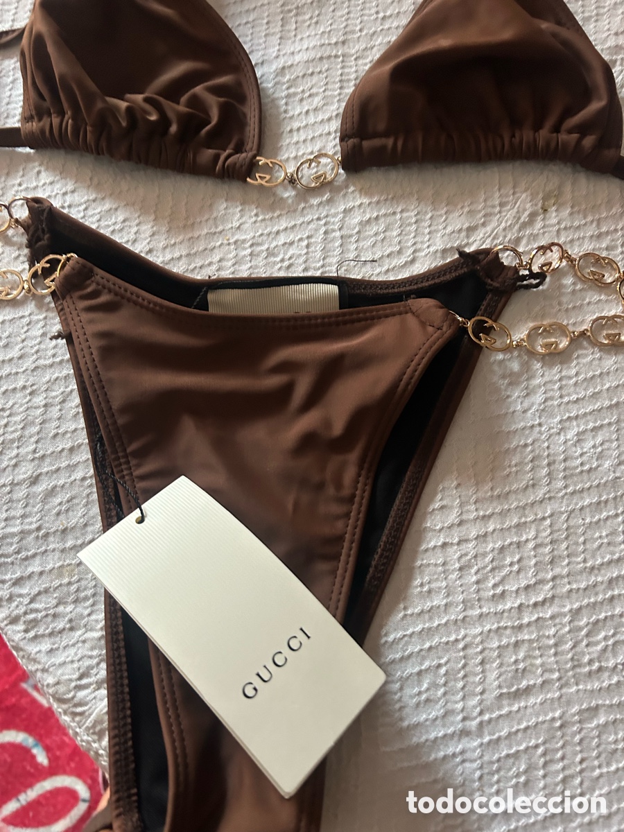 Nuevo: Bikini talla mediana marr&oacute;n GUCCI - Foto 3