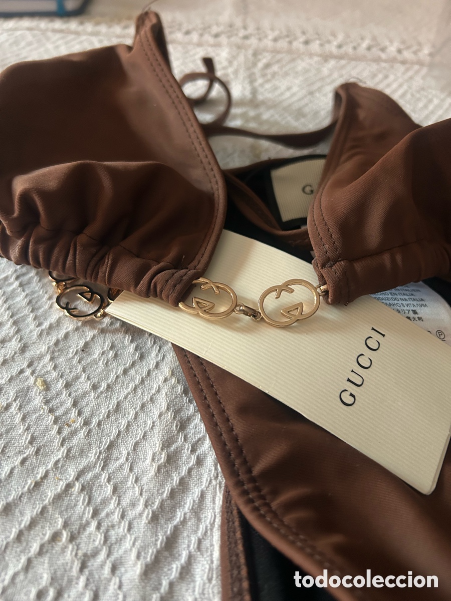 Nuevo: Bikini talla mediana marr&oacute;n GUCCI - Foto 8