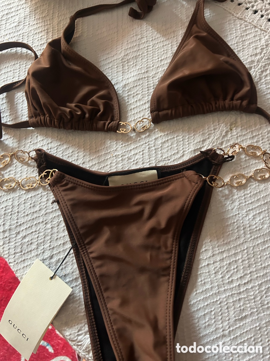 Nuevo: Bikini talla mediana marr&oacute;n GUCCI - Foto 1