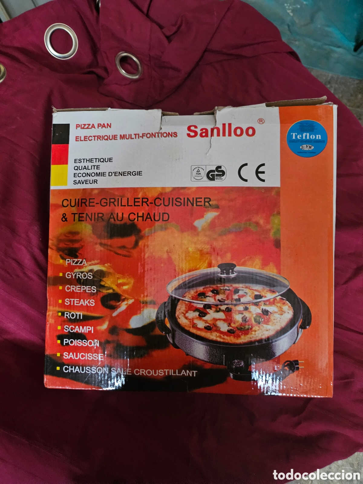 Nuevo: Pizza pan el&eacute;ctrica sanlloo - Foto 1