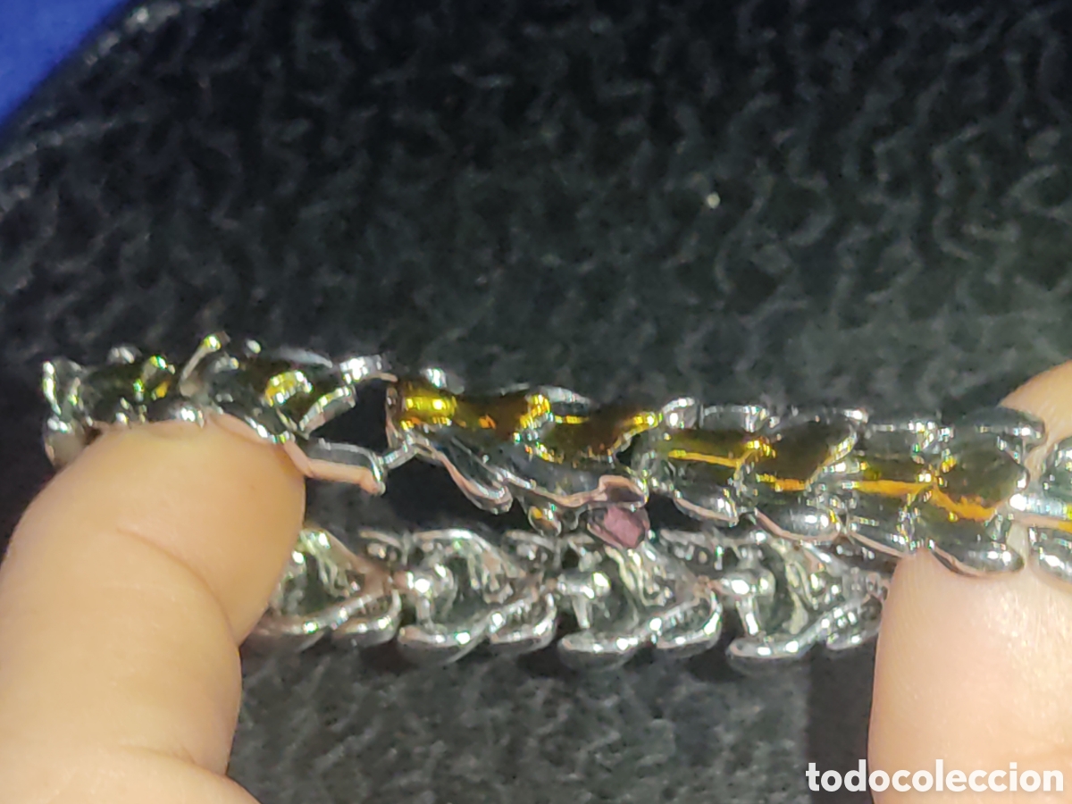 Nuevo: Pulsera drag&oacute;n en dorado y plateado. - Foto 9
