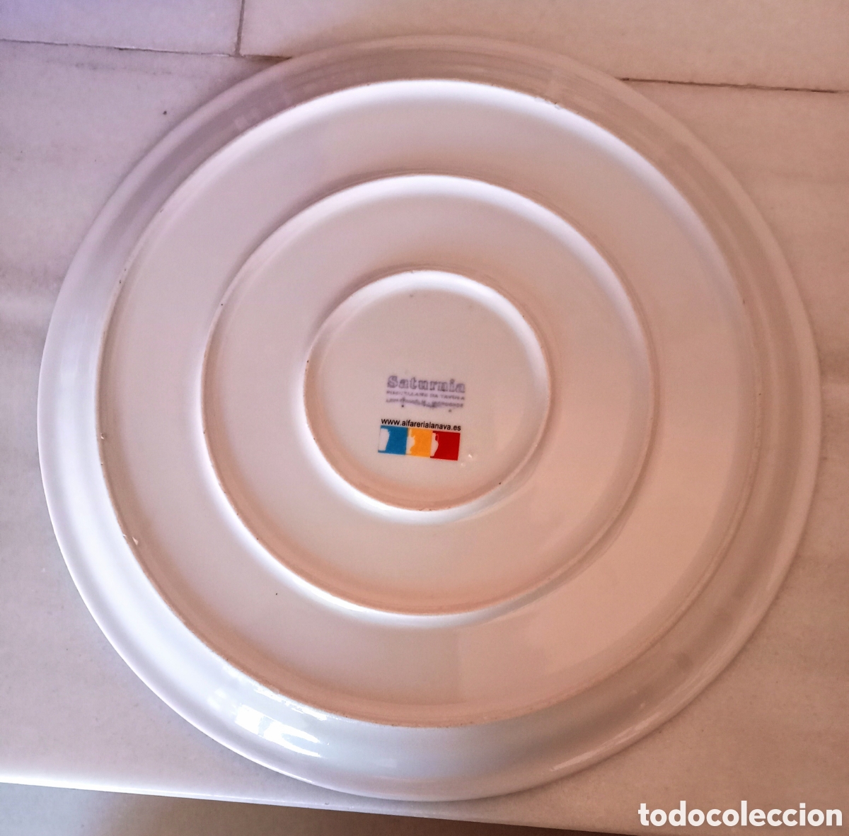Nuevo: Juego de 2 platos de cer&aacute;mica. - Foto 4