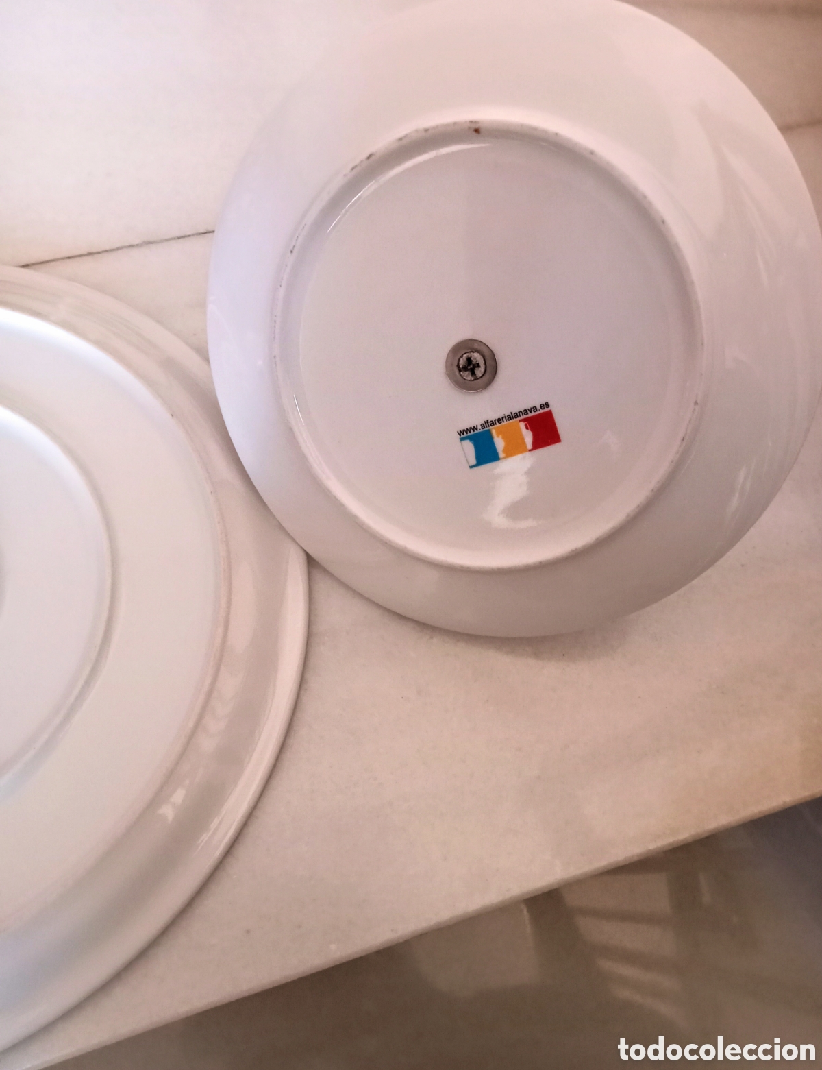 Nuevo: Juego de 2 platos de cer&aacute;mica. - Foto 5