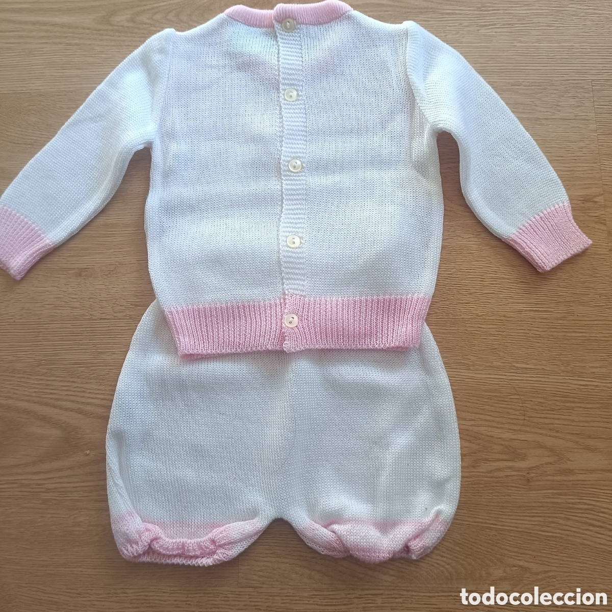 Nuevo: Conjunto Beb&eacute; 6 meses Blanco y Rosa - Foto 5