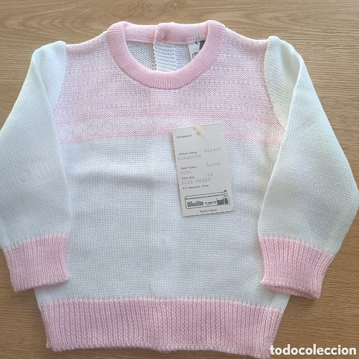 Nuevo: Conjunto Beb&eacute; 6 meses Blanco y Rosa - Foto 6