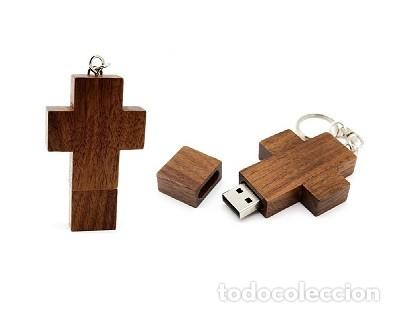 Nuevo: Pendrive Pen Drive USB Cl&eacute; 64GB - Cruz (model 1) (material madera) - Foto 1