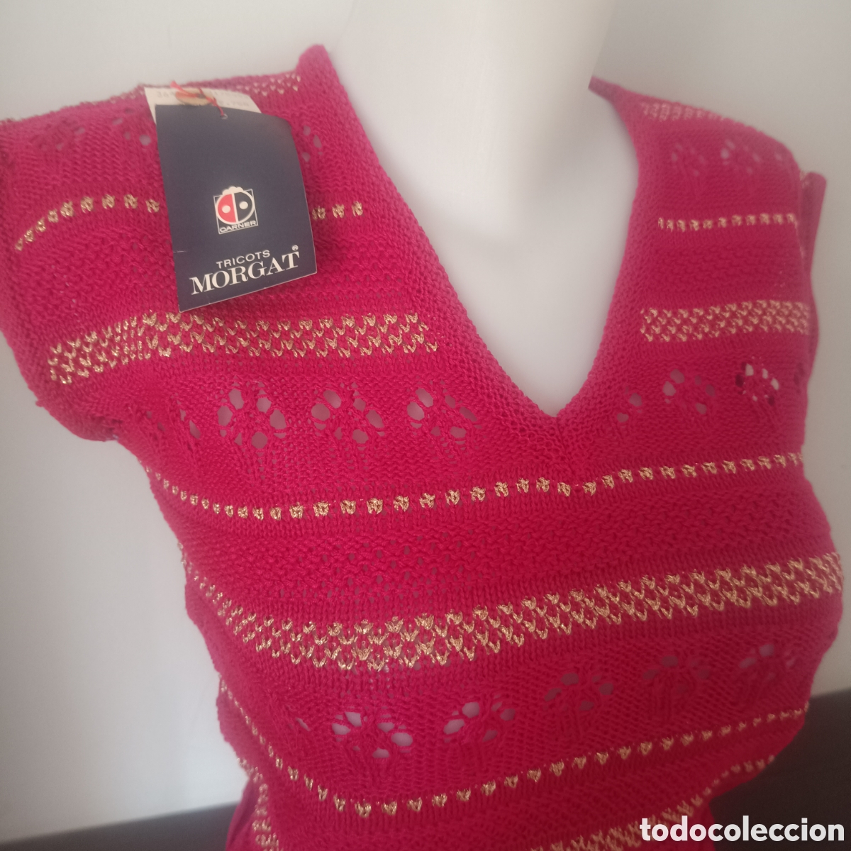 Nuevo: Chaqueta Rosa y Dorado Morgat - Foto 4