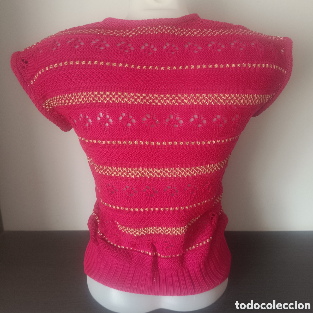 Nuevo: Chaqueta Rosa y Dorado Morgat - Foto 7