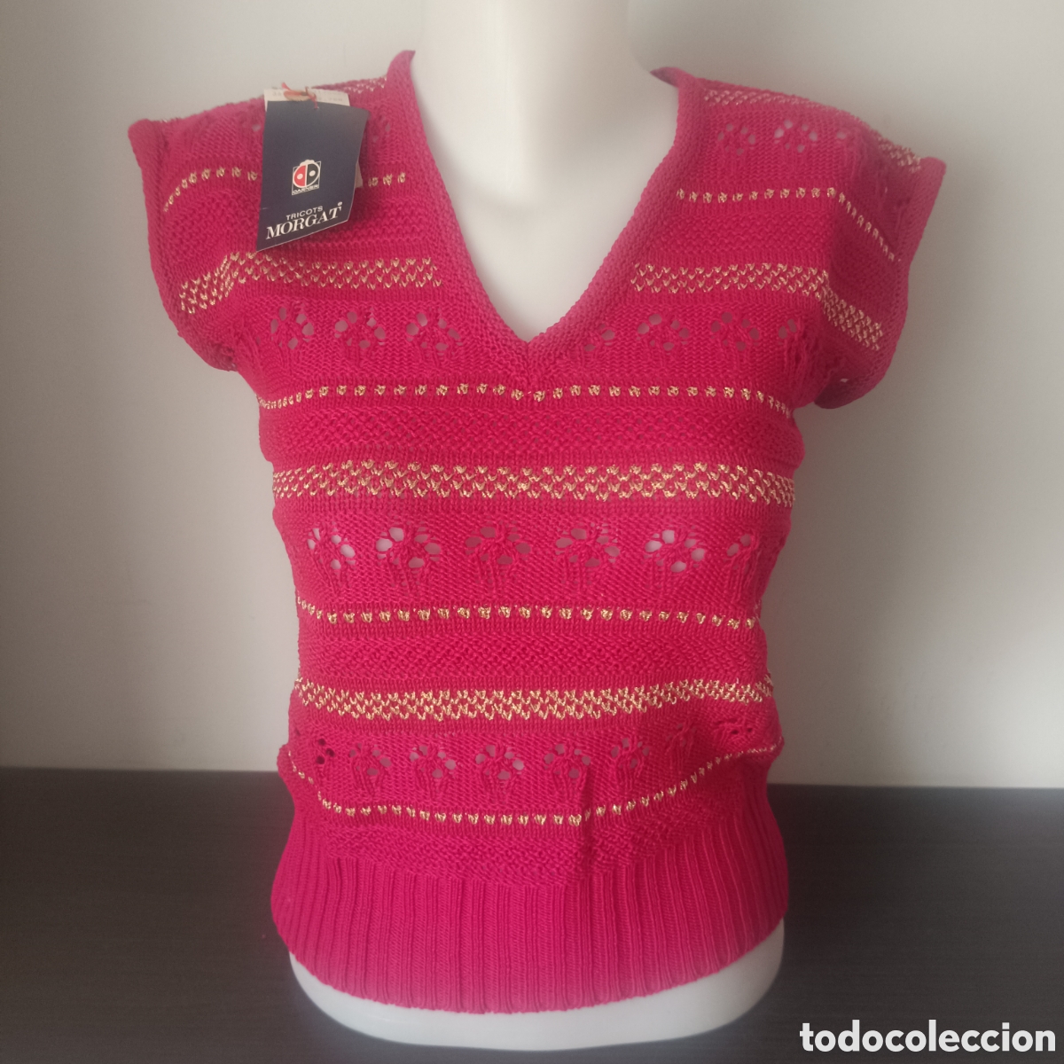 Nuevo: Chaqueta Rosa y Dorado Morgat - Foto 1