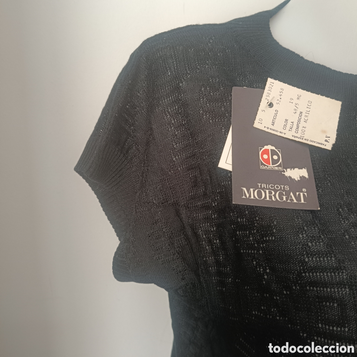 Nuevo: Jersey Sin Manga Negro Morgat - Foto 3