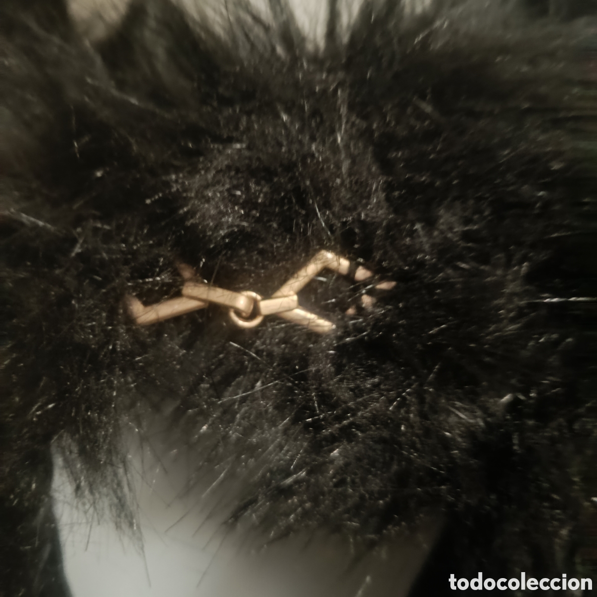 Nuevo: Chaquet&oacute;n Pelo Sint&eacute;tico Negro - Foto 2