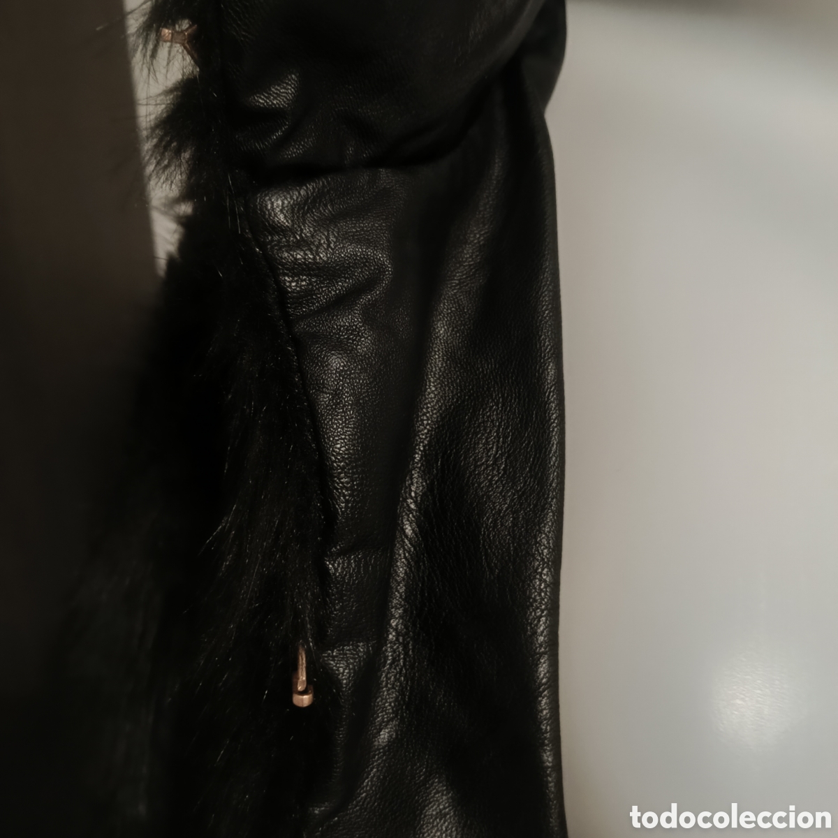 Nuevo: Chaquet&oacute;n Pelo Sint&eacute;tico Negro - Foto 8