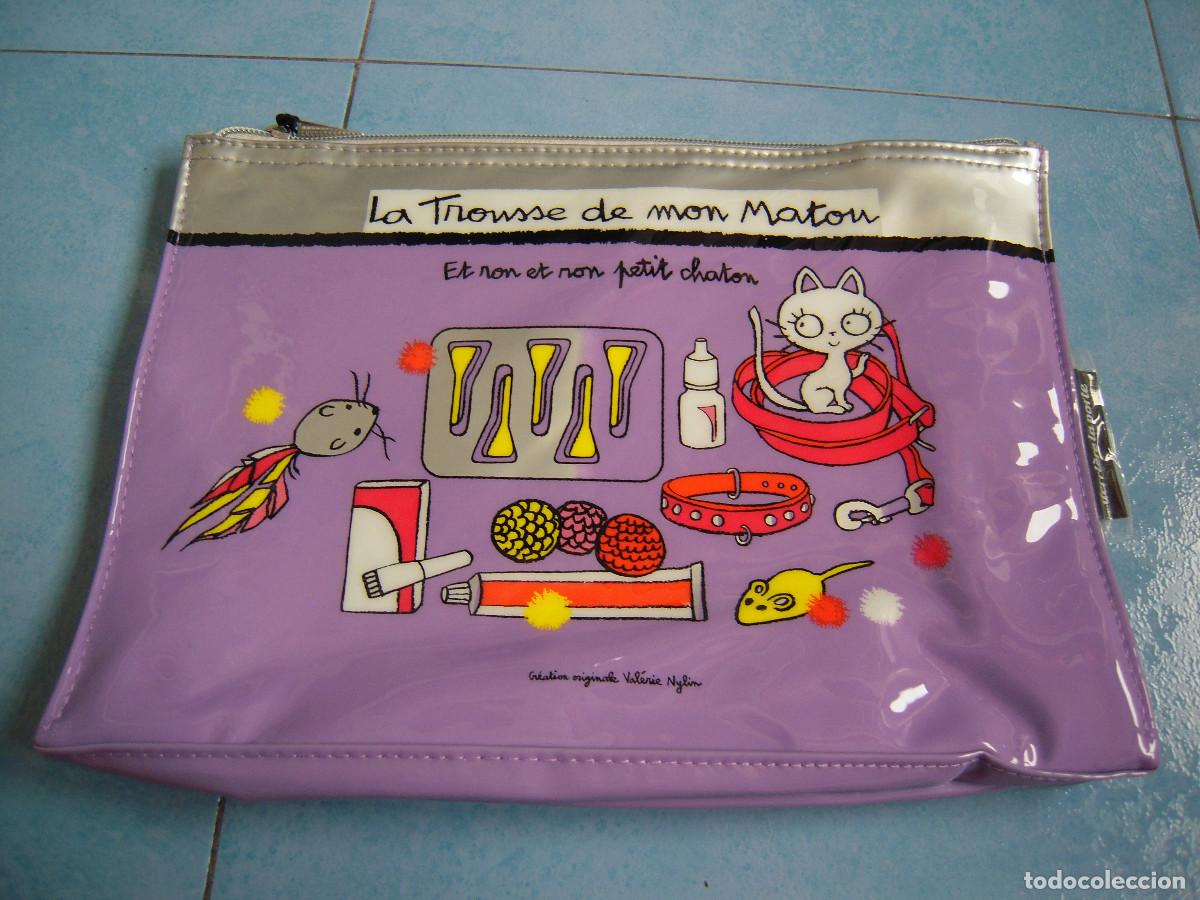 Nuevo: Neceser malva gato derri&egrave;re la porte - Foto 1