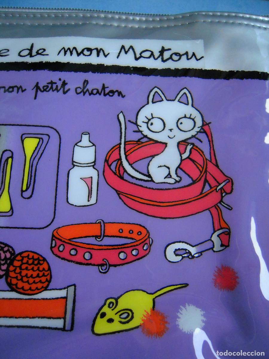 Nuevo: Neceser malva gato derri&egrave;re la porte - Foto 2