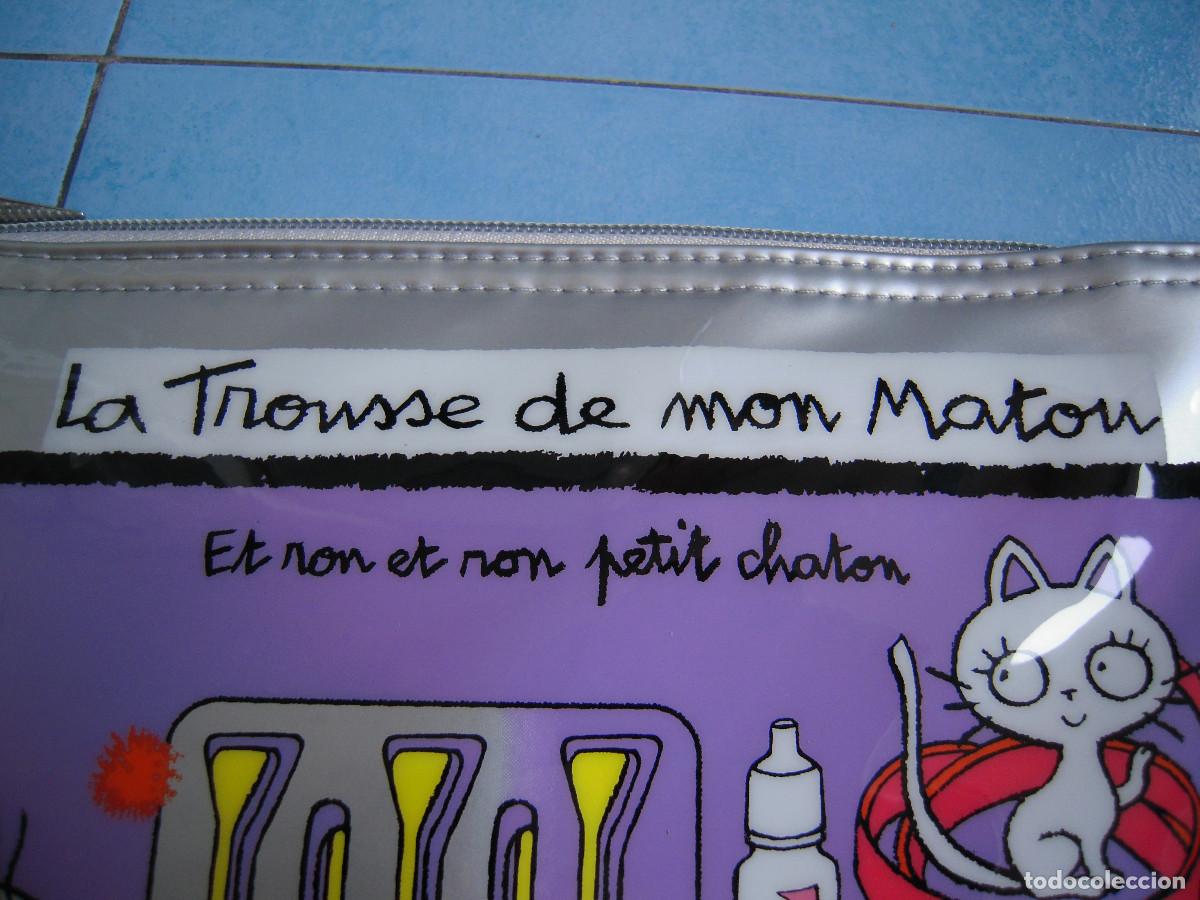 Nuevo: Neceser malva gato derri&egrave;re la porte - Foto 4