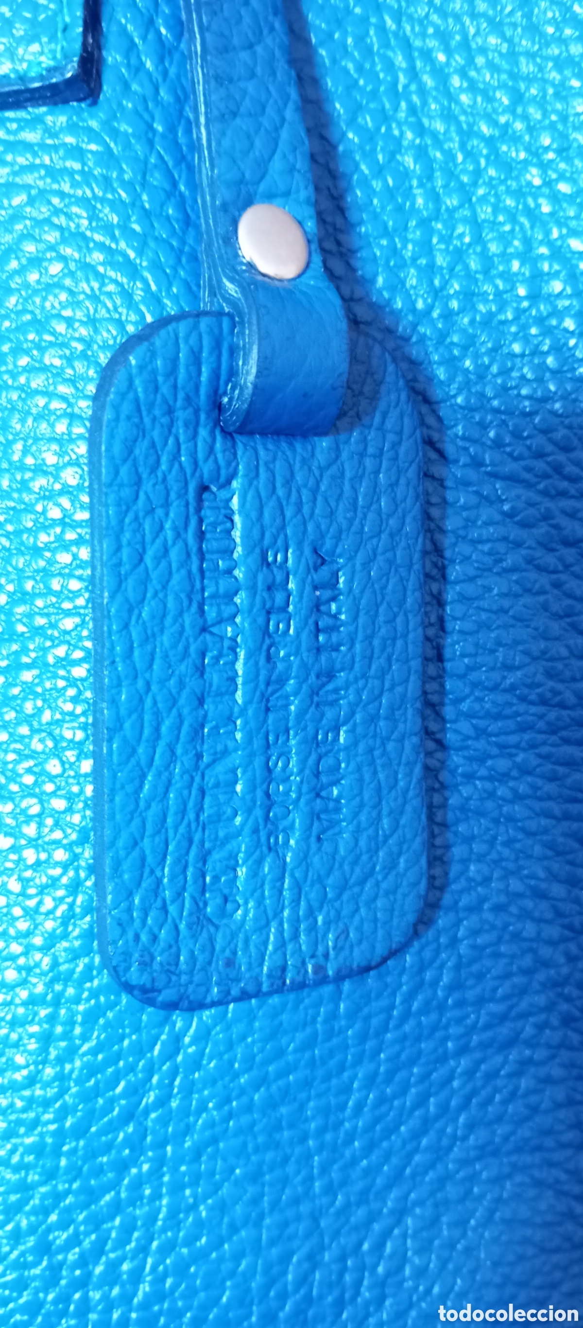 Nuevo: Bolso piel aut&egrave;ntica azul - Foto 3