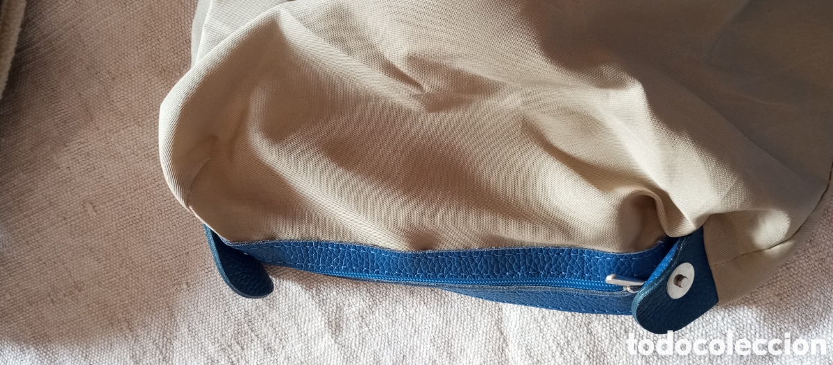 Nuevo: Bolso piel aut&egrave;ntica azul - Foto 6