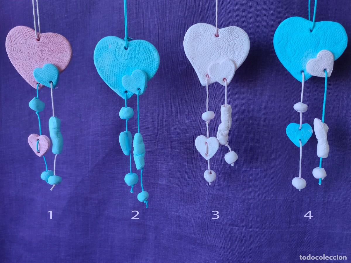 Nuevo: M&oacute;vil 3 Corazones, carill&oacute;n de viento - Foto 5
