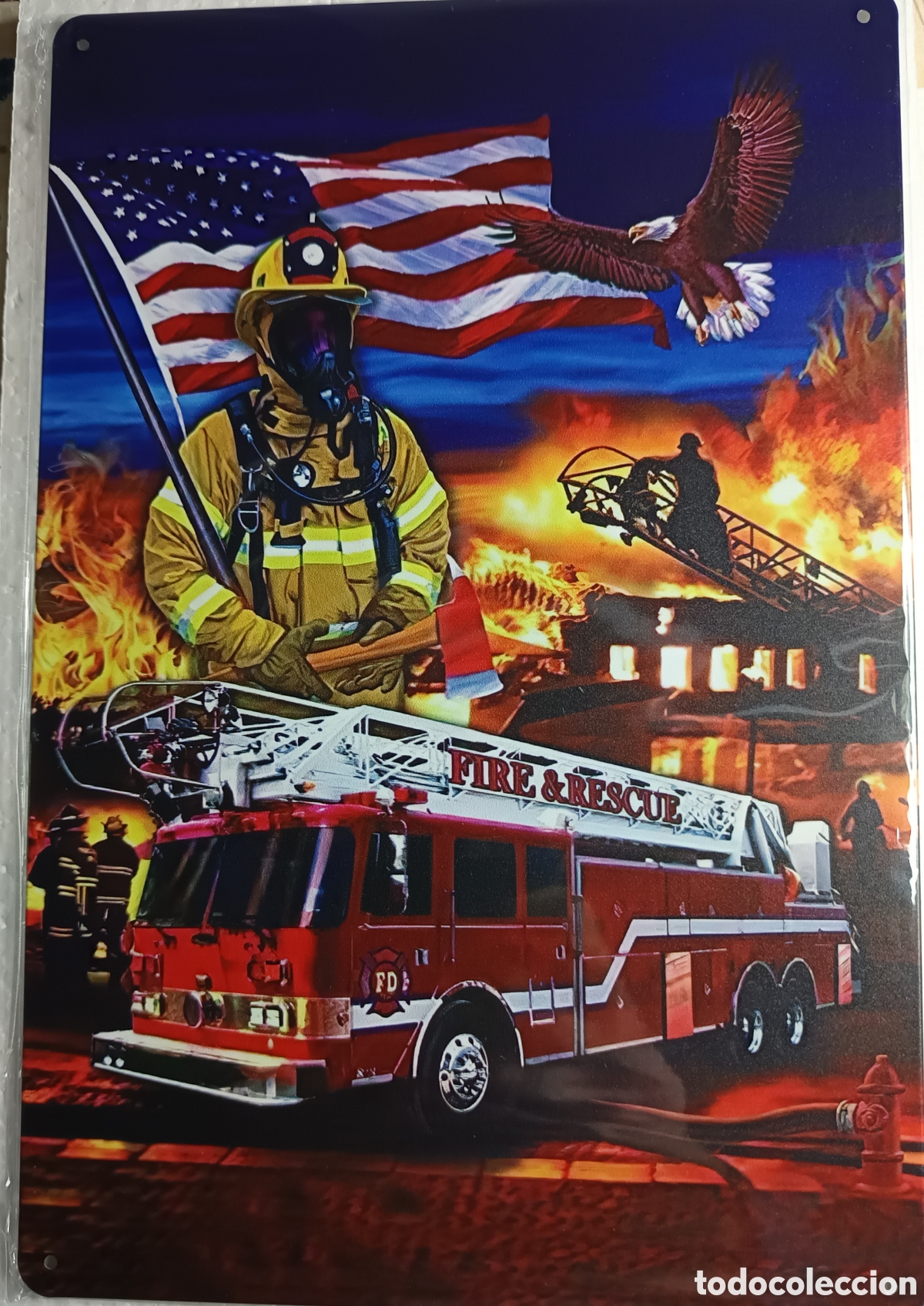 Nuevo: CARTEL MET&Aacute;LICO N 415 - Foto 1