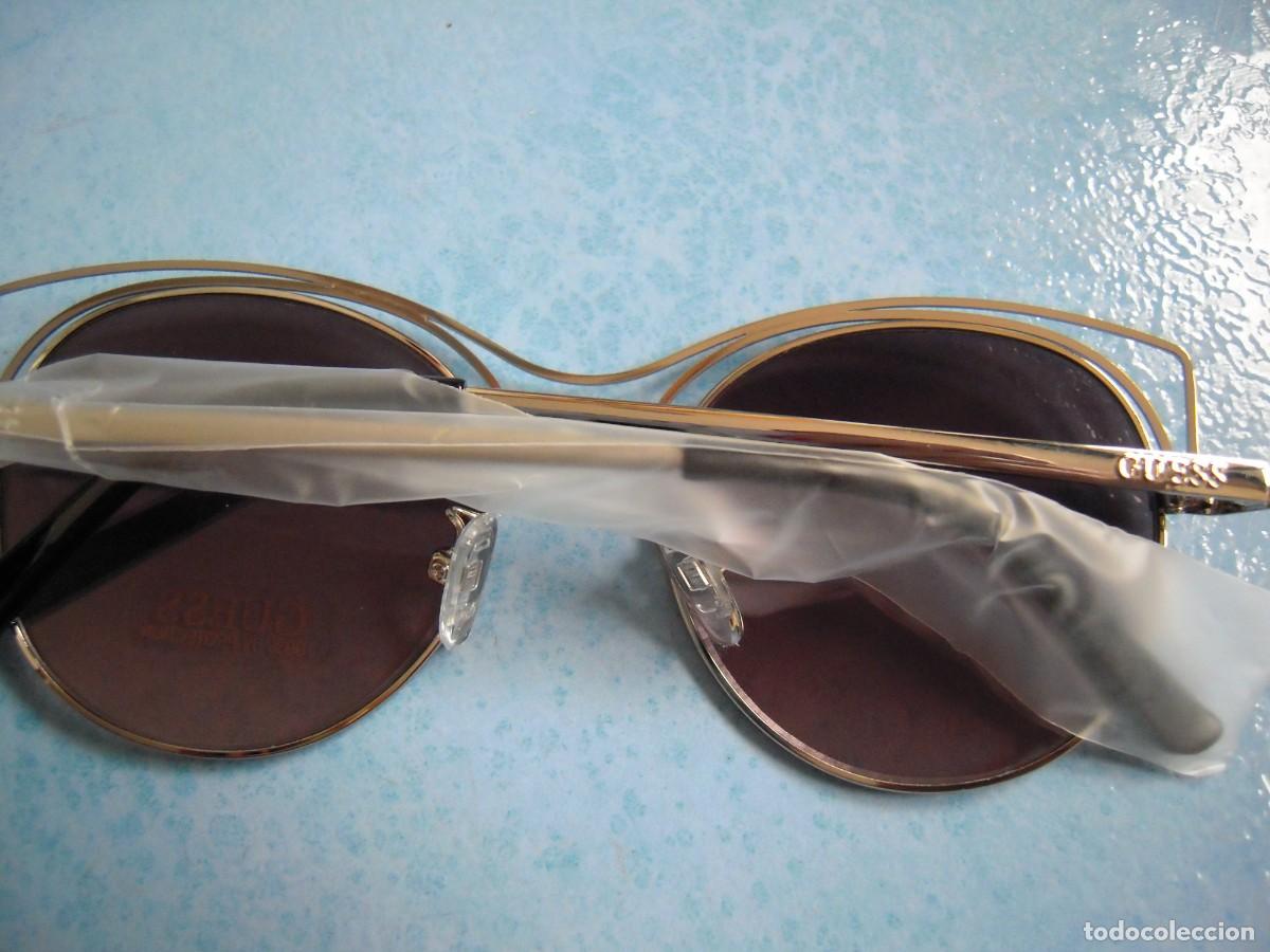 Nuevo: Gafas sol mujer plateado y negro Guess - Foto 4