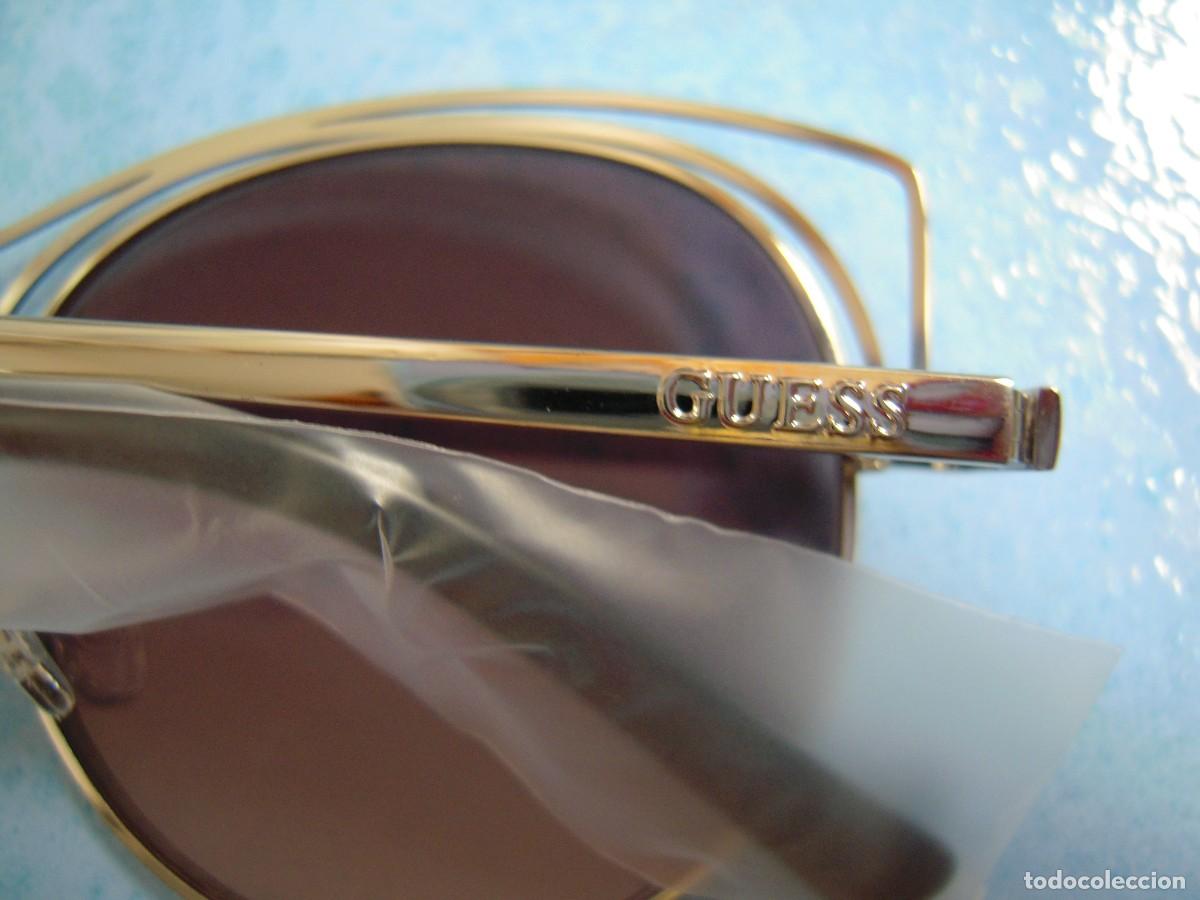 Nuevo: Gafas sol mujer plateado y negro Guess - Foto 5