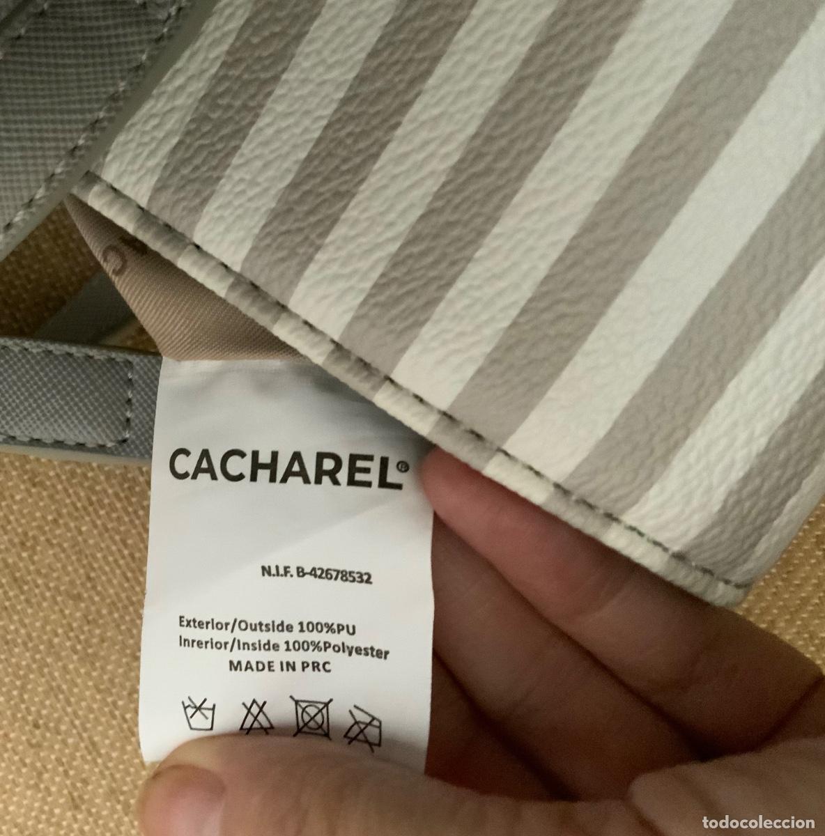Nuevo: BOLSO CACHAREL SIN ESTRENAR GRIS Y BLANCO - Foto 16
