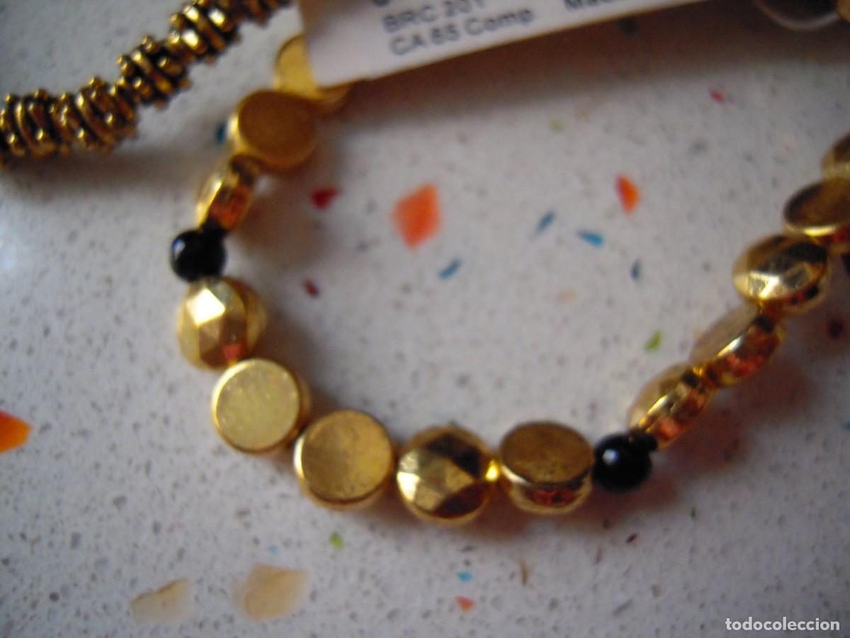 Nuevo: Conjunto cinco pulseras color oro antiguo - Foto 6