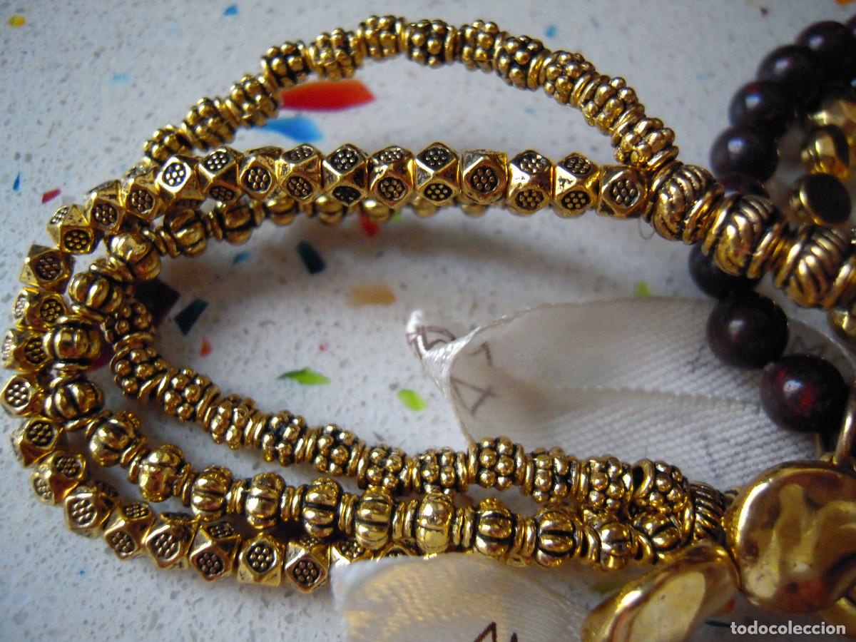 Nuevo: Conjunto cinco pulseras color oro antiguo - Foto 8
