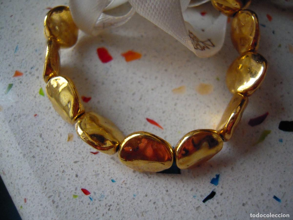 Nuevo: Conjunto cinco pulseras color oro antiguo - Foto 9