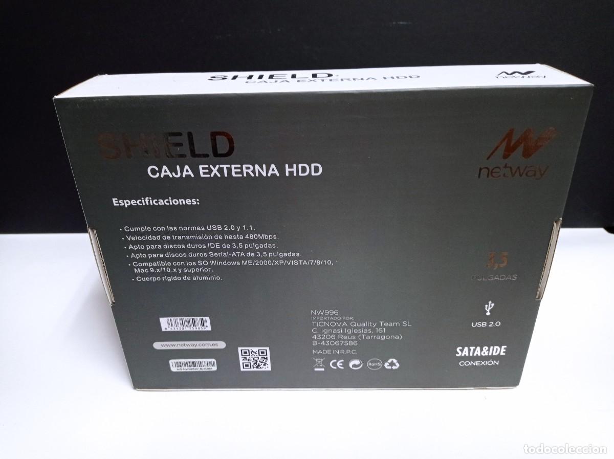 Nuevo: CAJA EXTERNA HDD 3.5&rdquo; ALUMINIO NETWAY SATA USB 2.0 - Foto 5