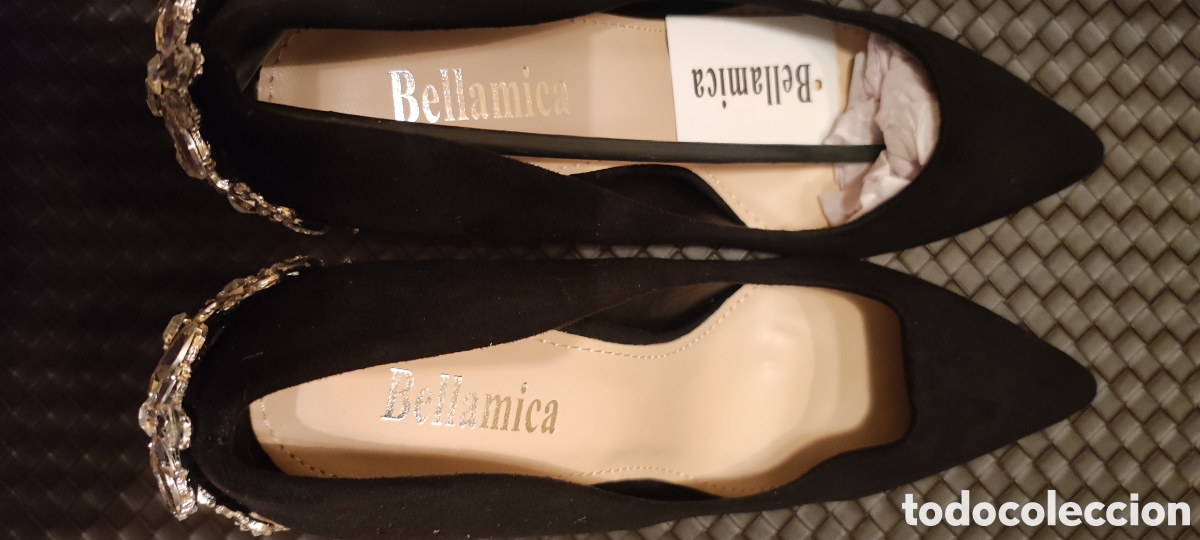 Nuevo: Zapatos negros de tac&oacute;n Strass - Foto 8