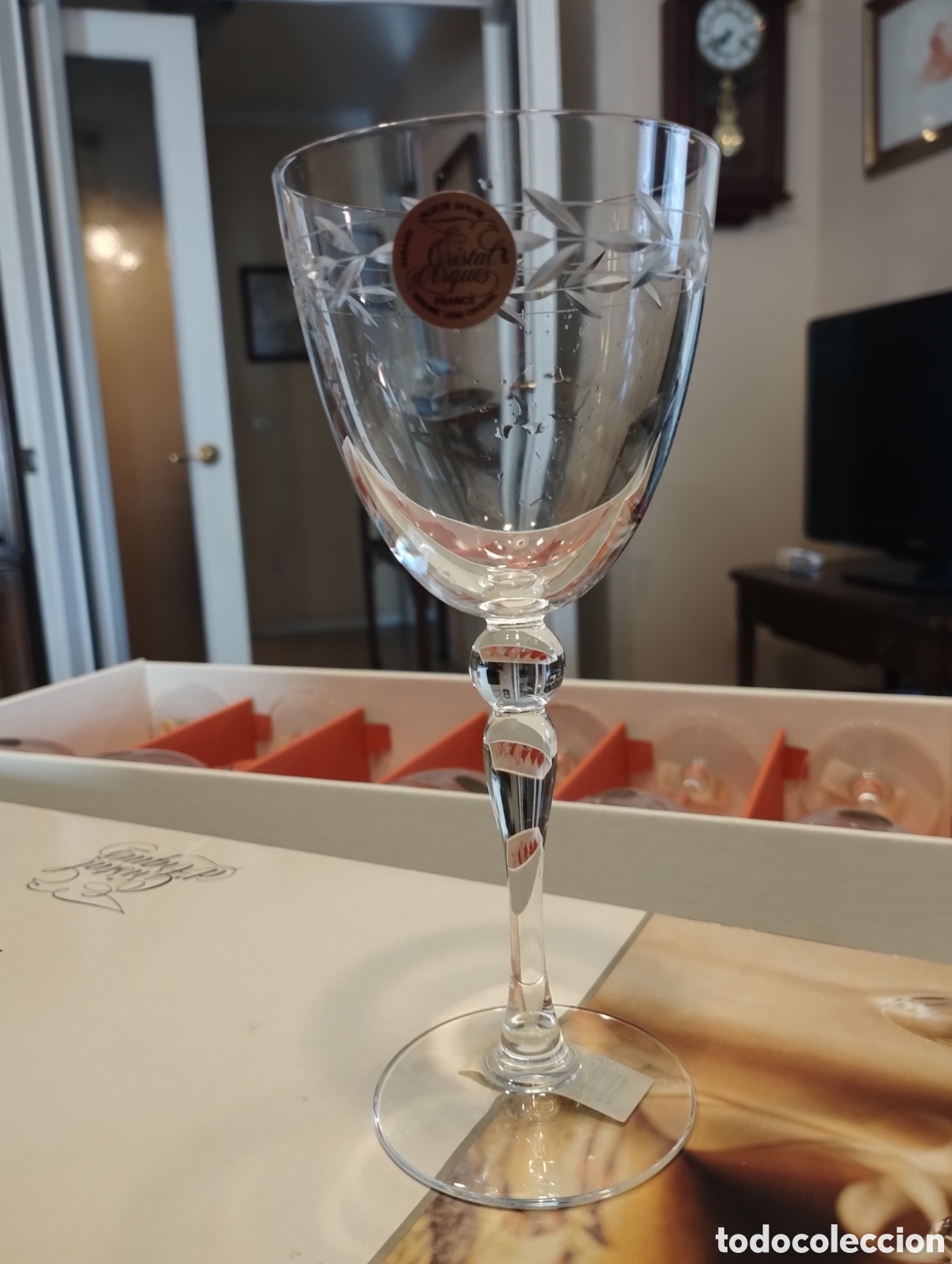 Nuevo: 6 copas de vino cristal dArques - Foto 2